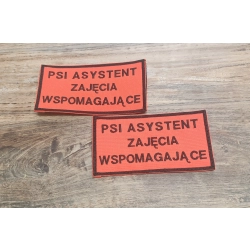 NASZYWKA Z HAFTEM DWA SŁOWA NA RZEPIE